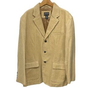 St. John’s Bay Corduroy Blazer Jacket L Golden Tan